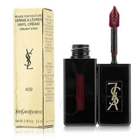 ysl vinyl cream lip stain 409